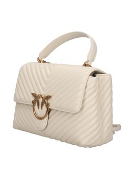 Borsa Pinko 100042 A0GK da donna bianco+oro.