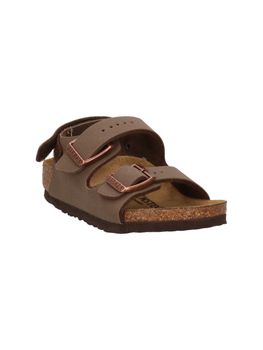 Sandalo Birkenstock Milano AS Kids da bambino mocca.