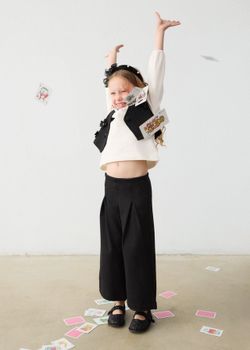 Completo Mayoral 4531 da bambina nero.