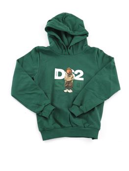 Felpa Dropseason2 F62K255 da bambino verde.