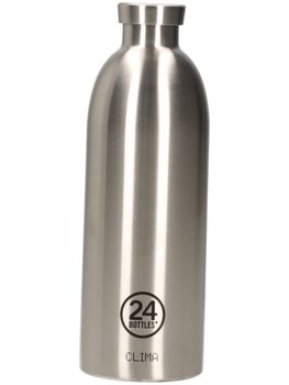 Borraccia 24 Bottles 000106 CLIMA BRUSHED STEEL unisex adulti acciaio.