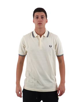 Polo Fred Perry M3600 Y24 da uomo ecrù.
