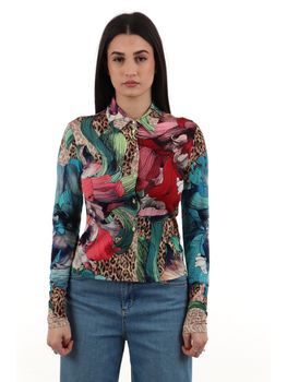 Camicia Just Cavalli 78PAL228 da donna multicolor.