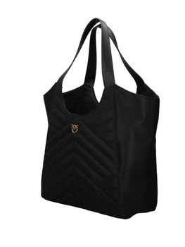Borsa Pinko 104536 A1EU TOTE BAG da donna nero+oro.