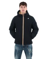 giubbotto k-way k8127ww da uomo nero+beige.