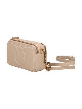 Tracolla Pinko 103799 A1LF CARRIE CAMERA da donna beige