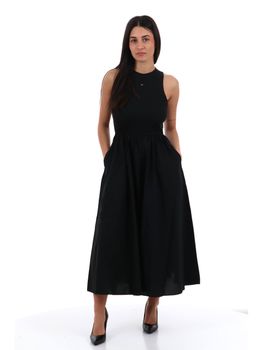 Abito Tommy Jeans DW0DW22593 da donna nero.