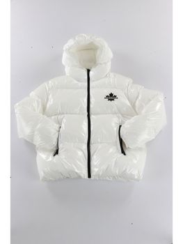 Piumino Dsquared2 DQ3042 D0ADY da bambino bianco.