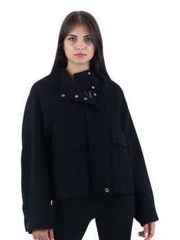 Cappotto Pinko 103842 A1ZQ da donna nero.