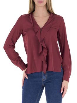 Blusa Emme Marella EMMAGGRAVI da donna merlot.