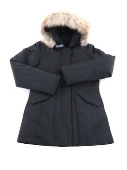 Giubbino Woolrich CFWKOU0221FB da bambino nero.