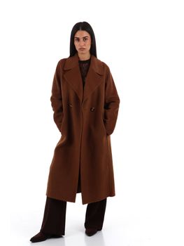 Cappotto Choral SLI5CP025143D da donna tabacco.