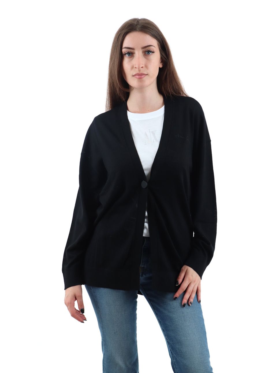 cardigan-armani-exchange-xw001438-af11896-da-donna-nero