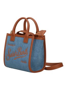 Borsa MC2 Saint Barth VANMI001 01515L da donna denim+marrone.