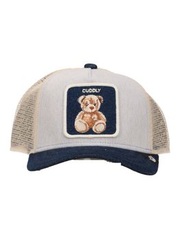 Cappello Goorin Bros 201 0119 DENCUDDLY unisex bambini jeans+beige.