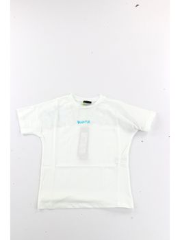 T-Shirt Disclaimer 58407 da bambino bianca.