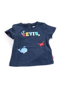 T-Shirt Levi's 6EM319 C8D per neonati blu.
