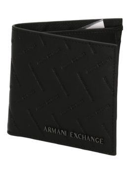 Portafoglio Armani Exchange XM000167 AF27287 da uomo nero.