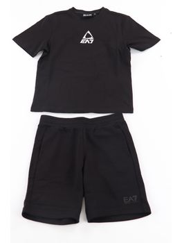 Set EA7 7B000068 AF10375 da bambino nero.