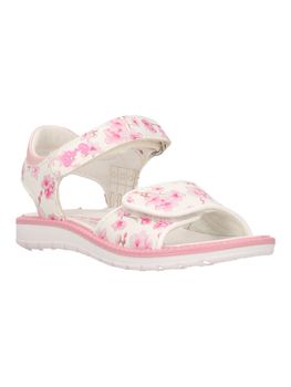 Sandalo Primigi 1385100 da bambina bianca rosa e fuxia.