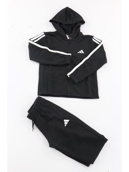 Tuta Adidas JD6505 unisex bambini nera.