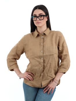 Camicia Emme Marella BOBOLI1 da donna marrone.