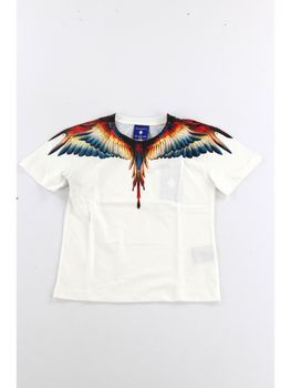T-shirt County Of Milan F5CMJBTH062 da bambino bianca.
