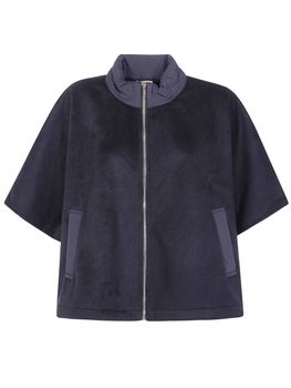 Poncho Twinset 262TA4410 da donna nero.