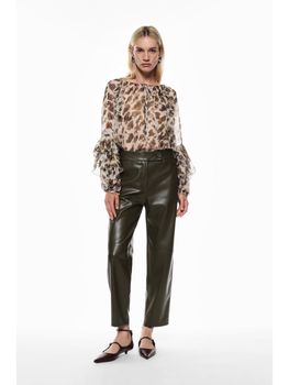 Pantalone Imperial P6D5KGJ da donna verde.