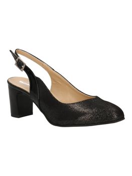Scarpa con il tacco Valleverde 28240 da donna nera.