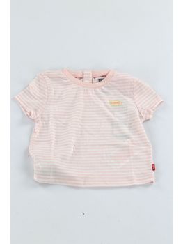 T-shirt Levi's 6EP612 da bambina rosa.
