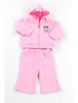 Tuta Liu Jo HF6013FS724 da bambina rosa.