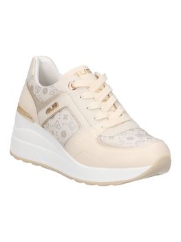 Sneakers 4US Paciotti 4BX175 da bambina beige.