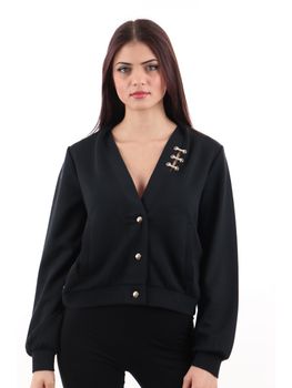 Cardigan Liu Jo TA5224J4869 da donna nero.