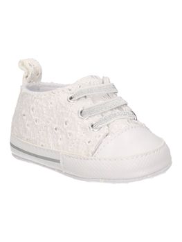 Scarpa da culla Chicco 067005 da neonata bianca.