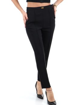 Pantalone Elisabetta Franchi PA07651E2 110 da donna nero.
