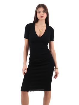 Abito Elisabetta Franchi AM53S51E2 110 da donna nero.