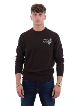 Maglione MC2 Saint Barth HER0024 da uomo gold money.