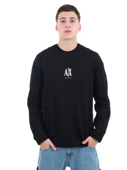 T-shirt Armani Exchange XM000364 AF12308 da uomo nera.