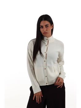 Cardigan Liu Jo TF6155MA22S da donna bianco.