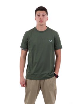 T-shirt Fred Perry M3519 da uomo laurel w.