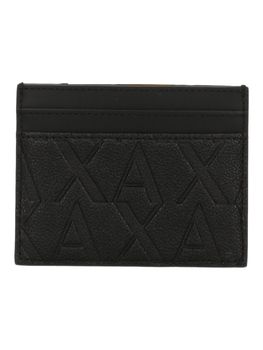 Portacarte Armani Exchange XM000880 AF12133 da uomo nero.