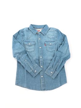 Camicia Levi's 9E6866 M28 da bambino denim.