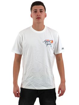 T-shirt MC2 Saint Barth 02420H da uomo bianca.