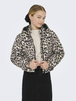 Giubbotto Kids Only 15354755 da bambina leopard.