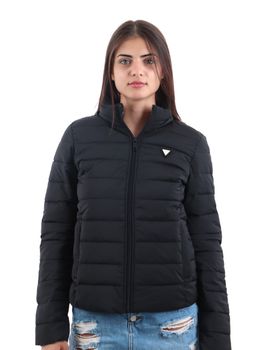 Piumino Guess V4YL04 WF3X0 da donna nero.