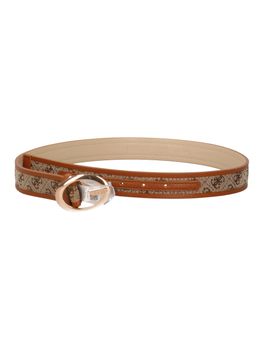 Cintura Guess BW9467 P6330 da donna latte logo+cognac.