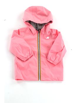 Giubbino K-Way K4136IW da bambina geranio.