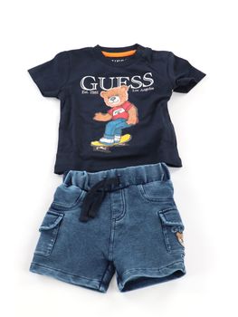 Set Guess I5GG02 K8HM4 da neonato blu.