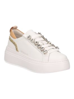 Sneakers Emanuelle Vee 461P 901 13 P003 da donna bianca+oro.